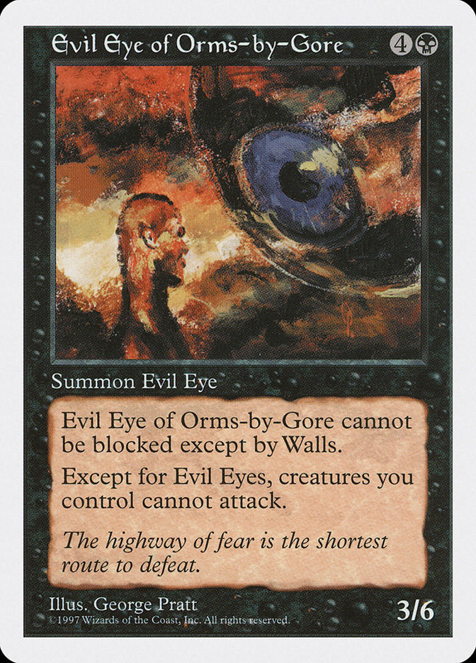 Evil Eye of Orms-by-Gore [Fifth Edition] | Pandora's Boox