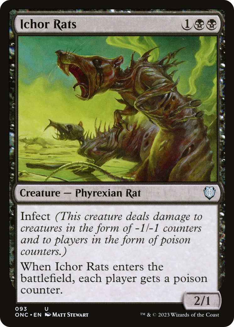 Ichor Rats [Phyrexia: All Will Be One Commander] | Pandora's Boox