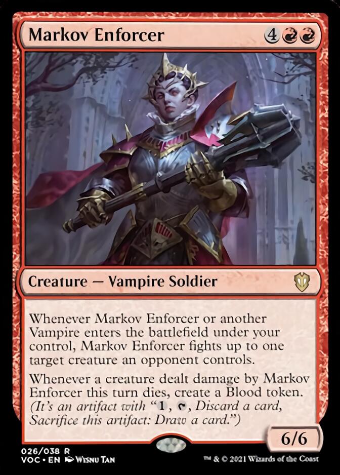 Markov Enforcer [Innistrad: Crimson Vow Commander] | Pandora's Boox