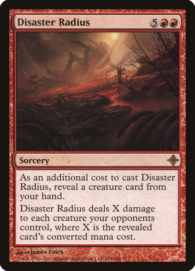 Disaster Radius [Rise of the Eldrazi] | Pandora's Boox