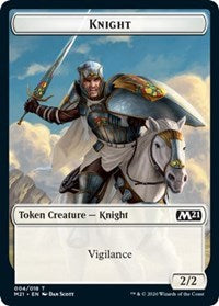 Knight // Pirate Double-Sided Token [Core Set 2021 Tokens] | Pandora's Boox
