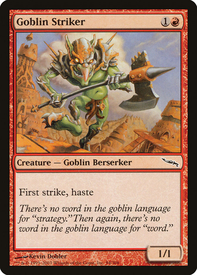 Goblin Striker [Mirrodin] | Pandora's Boox