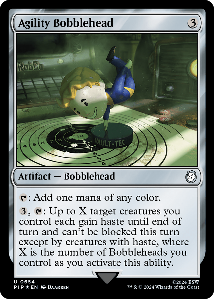 Agility Bobblehead (Surge Foil) [Fallout] | Pandora's Boox