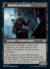 Bloodsworn Squire // Bloodsworn Knight [Innistrad: Crimson Vow] | Pandora's Boox