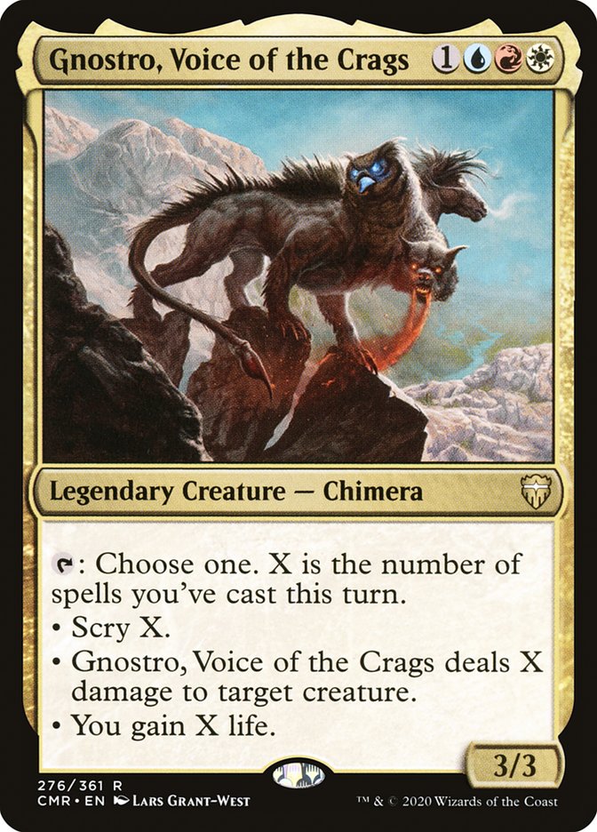 Gnostro, Voice of the Crags [Commander Legends] | Pandora's Boox