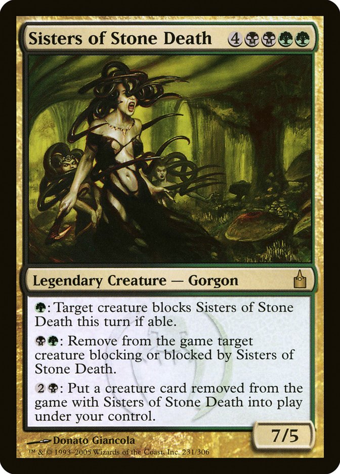 Sisters of Stone Death [Ravnica: City of Guilds] | Pandora's Boox