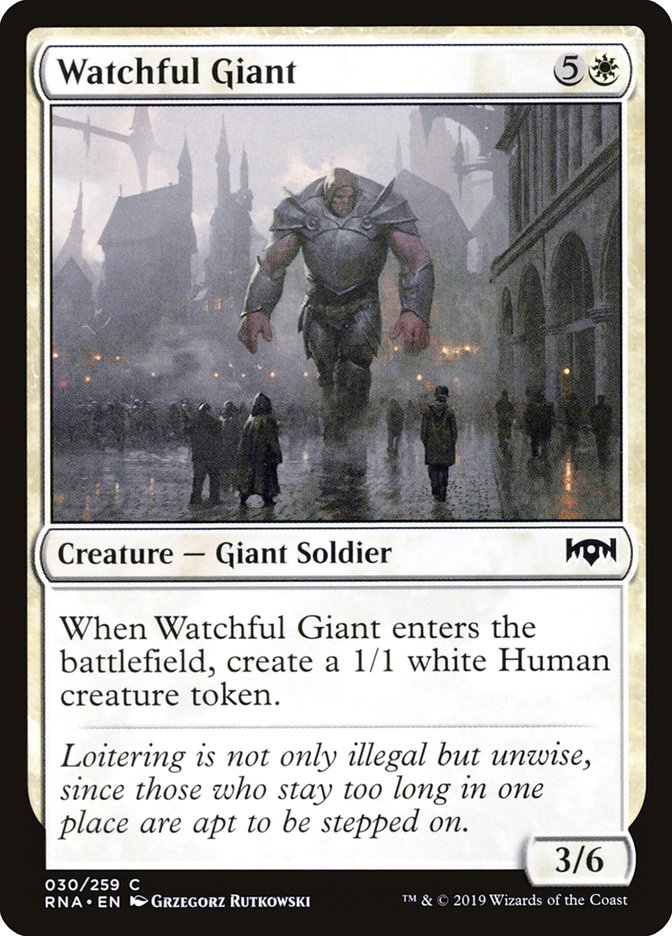 Watchful Giant [Ravnica Allegiance] | Pandora's Boox