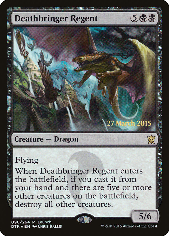 Deathbringer Regent (Launch) [Dragons of Tarkir Prerelease Promos] | Pandora's Boox
