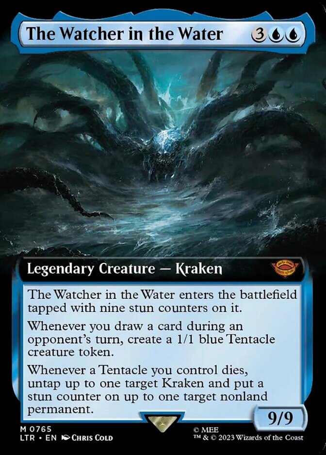 The Watcher in the Water (Extended Art) (Surge Foil) [The Lord of the Rings: Tales of Middle-Earth] | Pandora's Boox