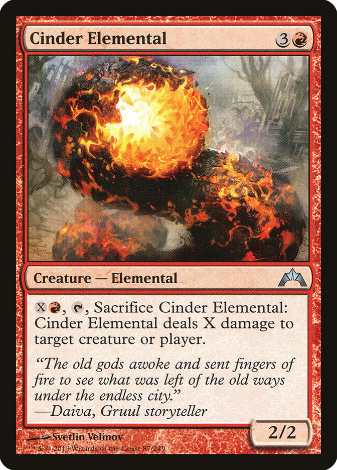 Cinder Elemental [Gatecrash] | Pandora's Boox