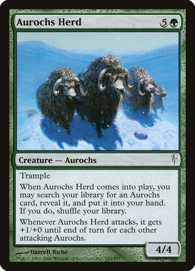 Aurochs Herd [Coldsnap] | Pandora's Boox