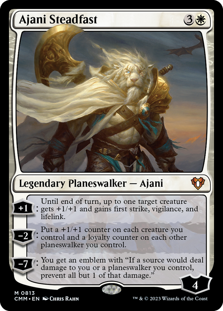 Ajani Steadfast [Commander Masters] | Pandora's Boox