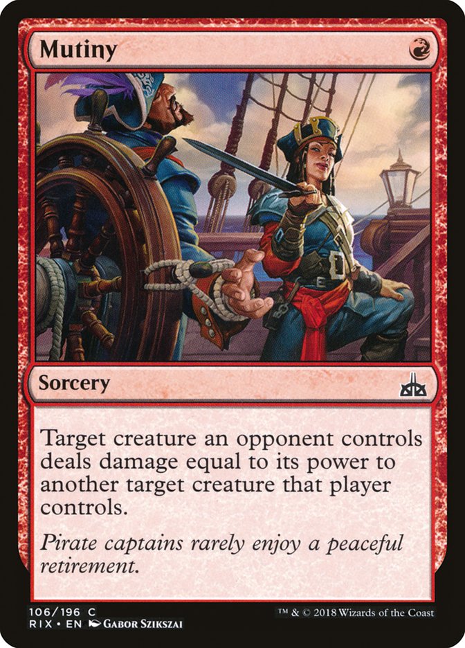 Mutiny [Rivals of Ixalan] | Pandora's Boox