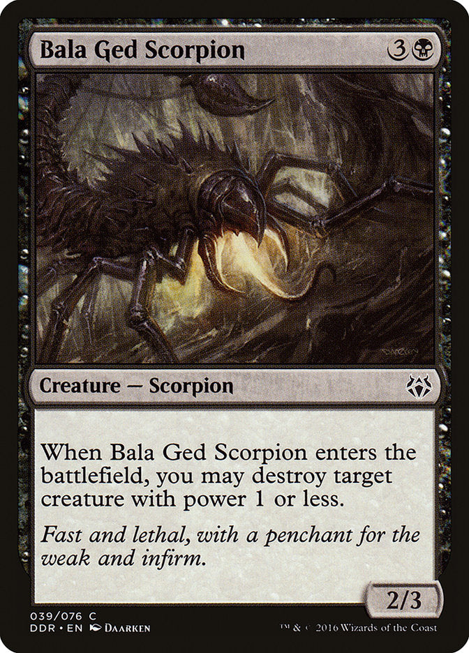Bala Ged Scorpion [Duel Decks: Nissa vs. Ob Nixilis] | Pandora's Boox