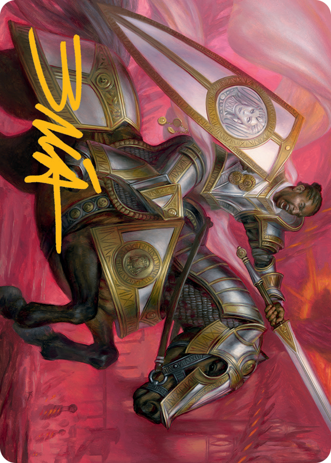 Sigiled Sentinel Art Card (Gold-Stamped Signature) [March of the Machine Art Series] | Pandora's Boox