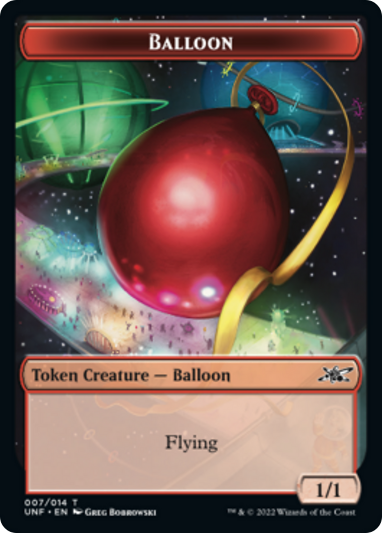 Squirrel // Balloon Double-Sided Token [Unfinity Tokens] | Pandora's Boox