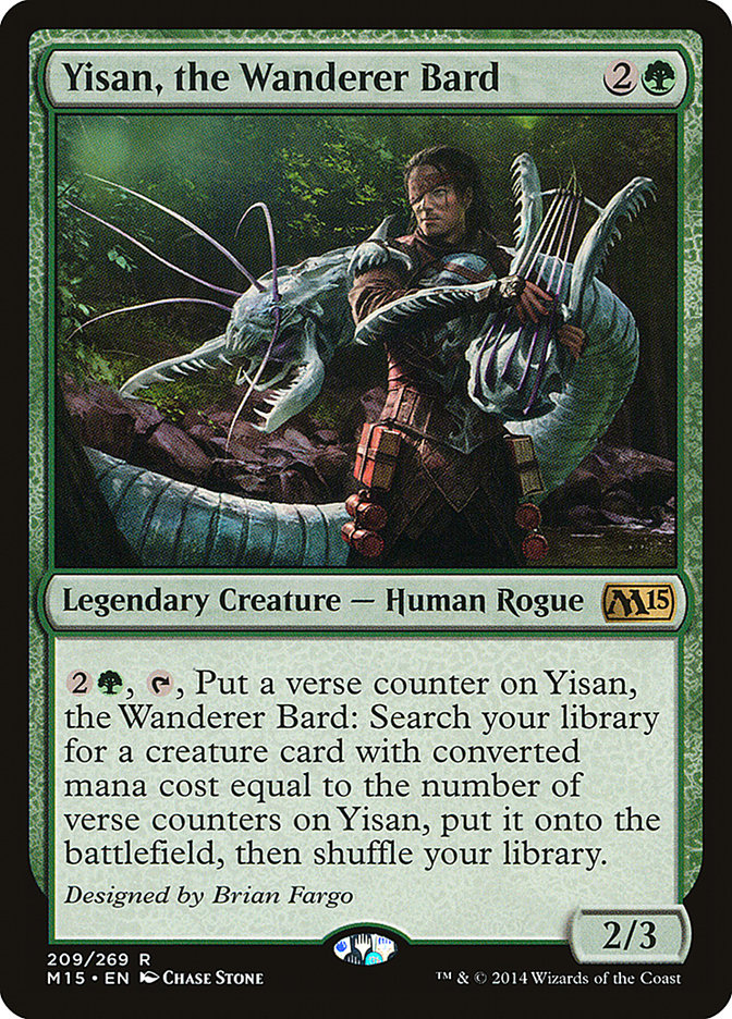 Yisan, the Wanderer Bard [Magic 2015] | Pandora's Boox