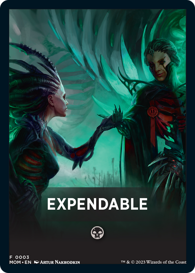 Expendable Theme Card [March of the Machine Tokens] | Pandora's Boox
