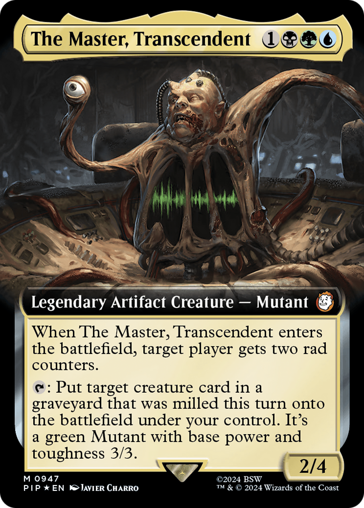 The Master, Transcendent (Extended Art) (Surge Foil) [Fallout] | Pandora's Boox