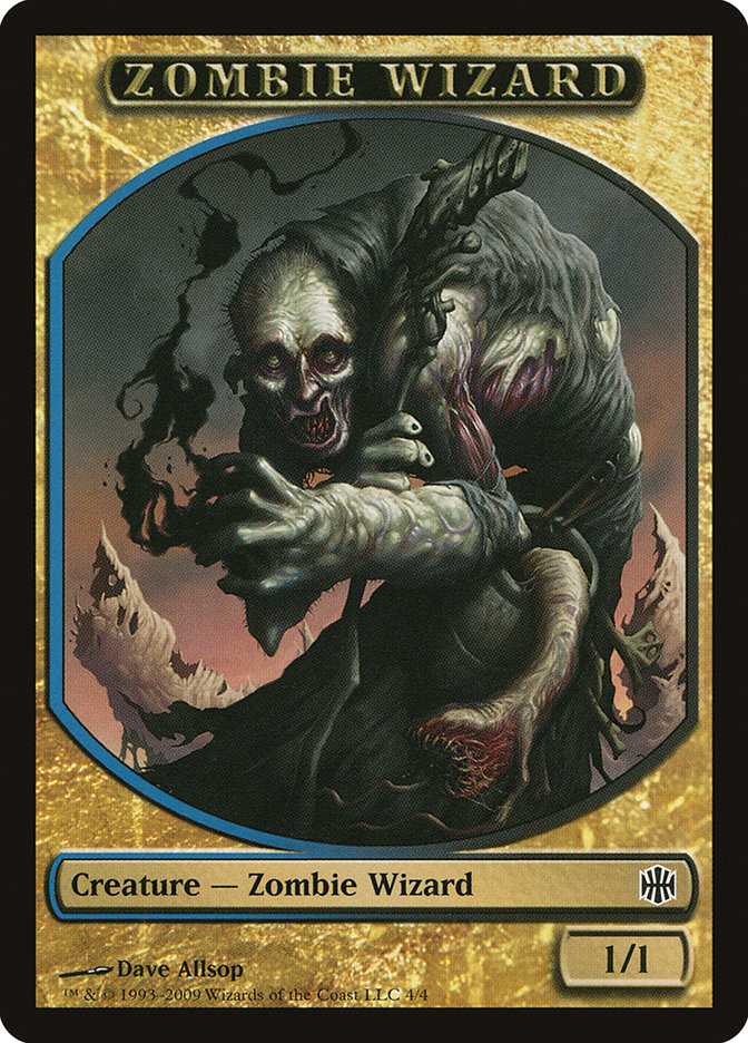Zombie Wizard Token [Alara Reborn Tokens] | Pandora's Boox