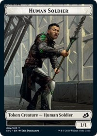 Human Soldier (004) // Zombie Double-Sided Token [Commander 2020 Tokens] | Pandora's Boox