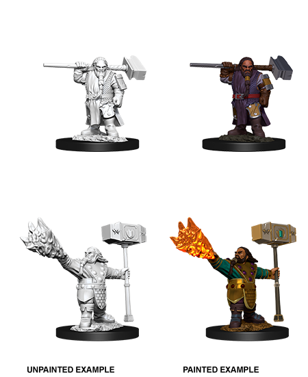 Nolzur's Marvelous Miniatures W11 Male Dwarf Cleric