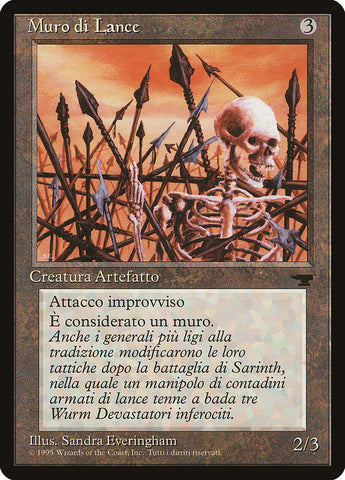 Wall of Spears (Italian) - "Muro di Lance" [Rinascimento]