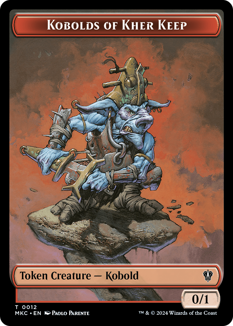 Gold // Kobolds of Kher Keep Double-Sided Token [Murders at Karlov Manor Commander Tokens] | Pandora's Boox