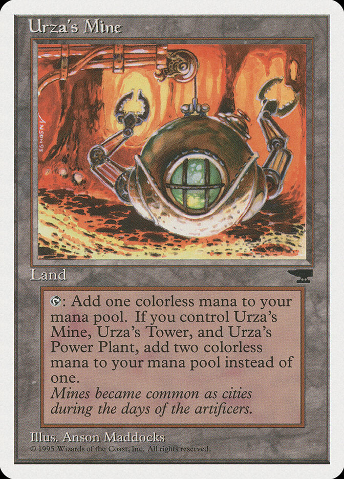 Urza's Mine (Orange Background) [Chronicles] | Pandora's Boox