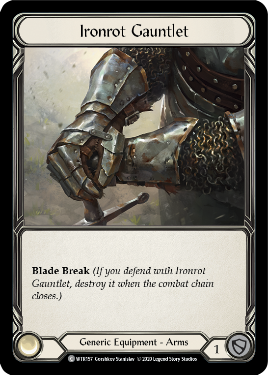 Ironrot Gauntlet [WTR157] Unlimited Edition Rainbow Foil