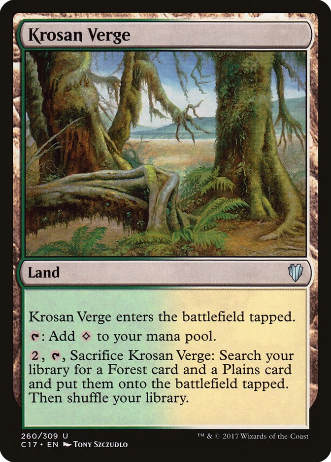 Krosan Verge [Commander 2017] | Pandora's Boox