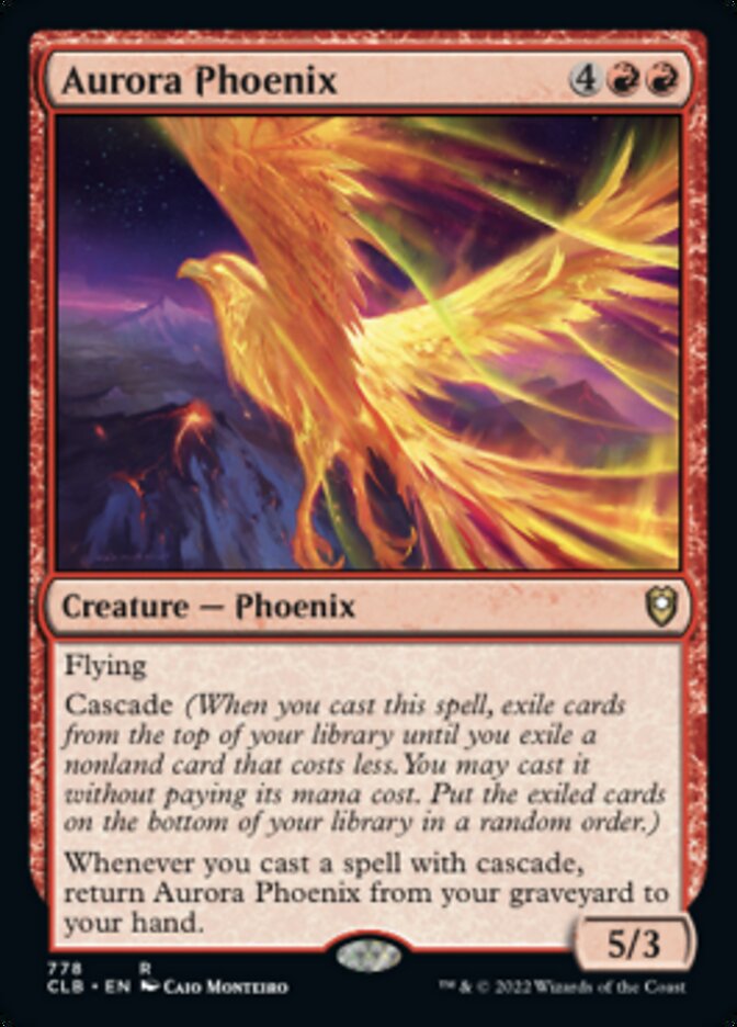Aurora Phoenix [Commander Legends: Battle for Baldur's Gate] | Pandora's Boox