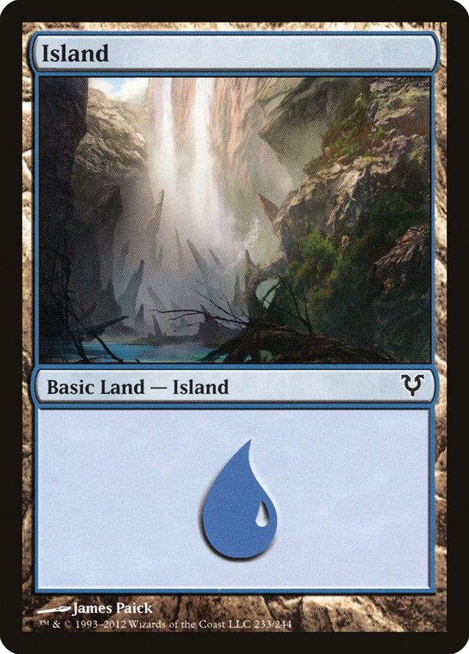 Island (233) [Avacyn Restored] | Pandora's Boox