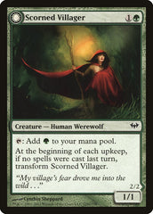 Scorned Villager // Moonscarred Werewolf [Dark Ascension] | Pandora's Boox