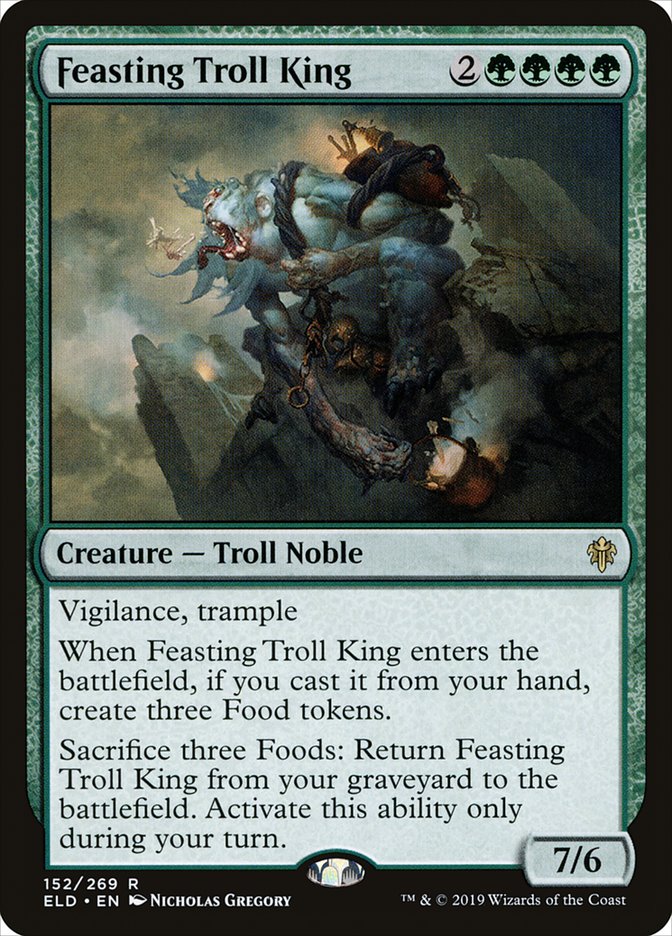 Feasting Troll King [Throne of Eldraine] | Pandora's Boox