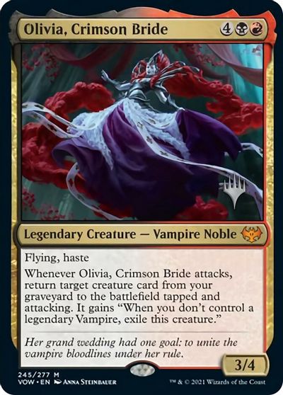 Olivia, Crimson Bride (Promo Pack) [Innistrad: Crimson Vow Promos] | Pandora's Boox