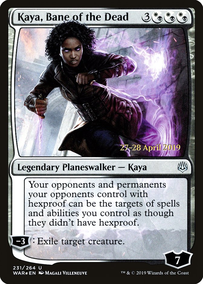 Kaya, Bane of the Dead [War of the Spark Prerelease Promos] | Pandora's Boox