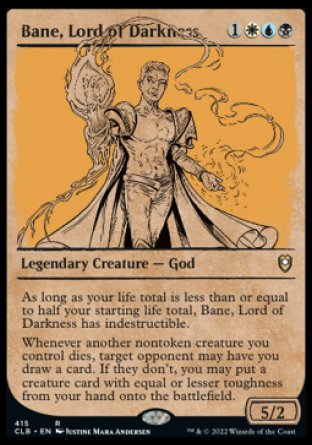 Bane, Lord of Darkness (Showcase) [Commander Legends: Battle for Baldur's Gate] | Pandora's Boox