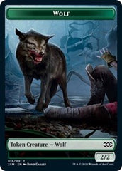 Wolf // Wurm (030) Double-Sided Token [Double Masters Tokens] | Pandora's Boox