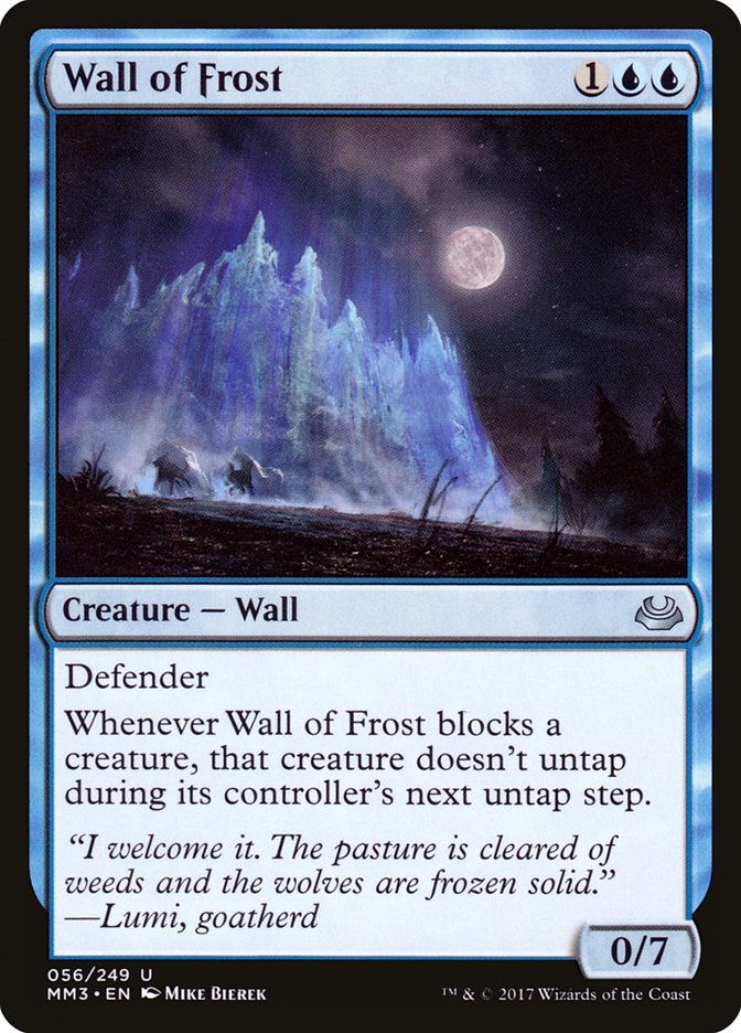 Wall of Frost [Modern Masters 2017] | Pandora's Boox