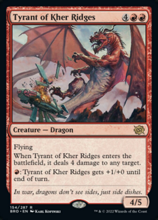 Tyrant of Kher Ridges [The Brothers' War] | Pandora's Boox