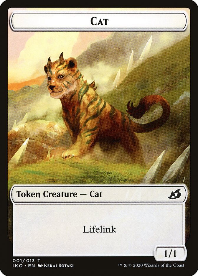 Cat Token [Ikoria: Lair of Behemoths Tokens] | Pandora's Boox