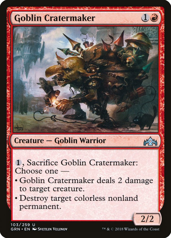 Goblin Cratermaker [Guilds of Ravnica] | Pandora's Boox