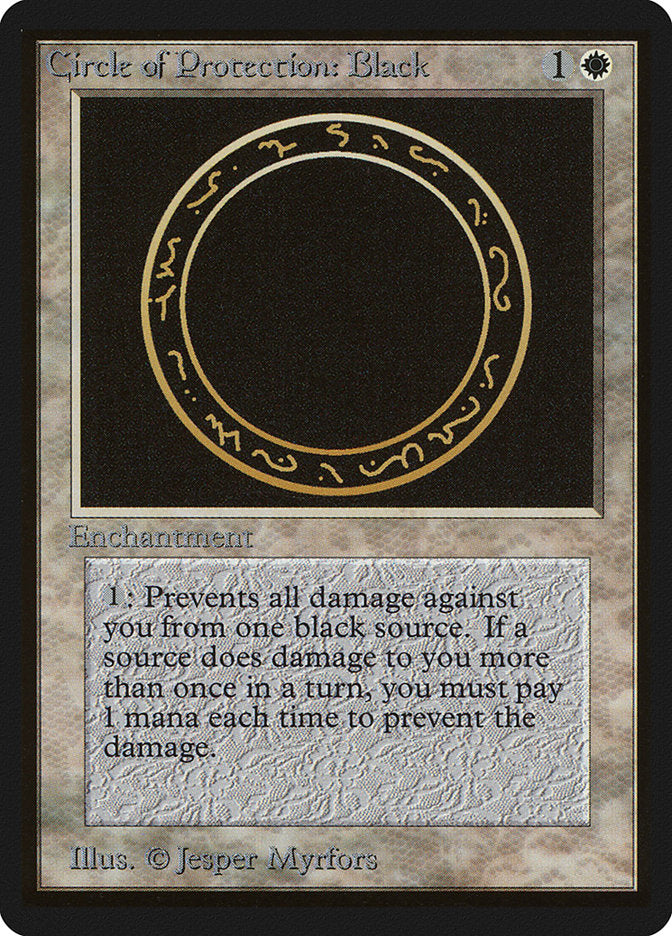 Circle of Protection: Black [Beta Edition] | Pandora's Boox