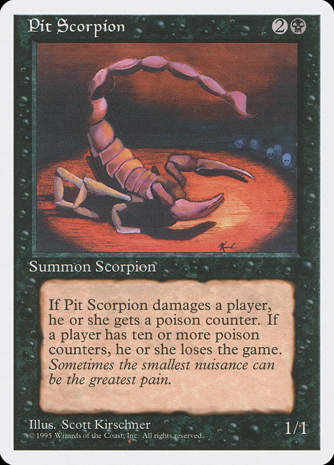 Pit Scorpion [Fourth Edition] | Pandora's Boox