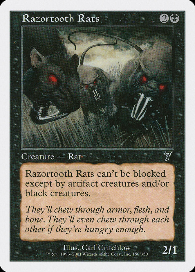 Razortooth Rats [Seventh Edition] | Pandora's Boox