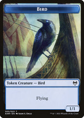 Treasure // Bird Double-Sided Token [Kaldheim Tokens] | Pandora's Boox