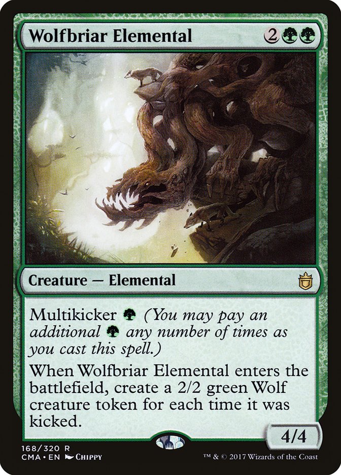 Wolfbriar Elemental [Commander Anthology] | Pandora's Boox