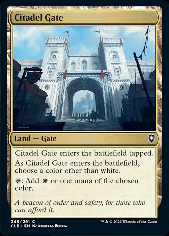 Citadel Gate [Commander Legends: Battle for Baldur's Gate] | Pandora's Boox