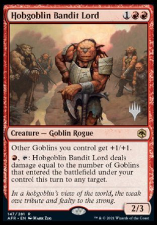 Hobgoblin Bandit Lord (Promo Pack) [Dungeons & Dragons: Adventures in the Forgotten Realms Promos] | Pandora's Boox